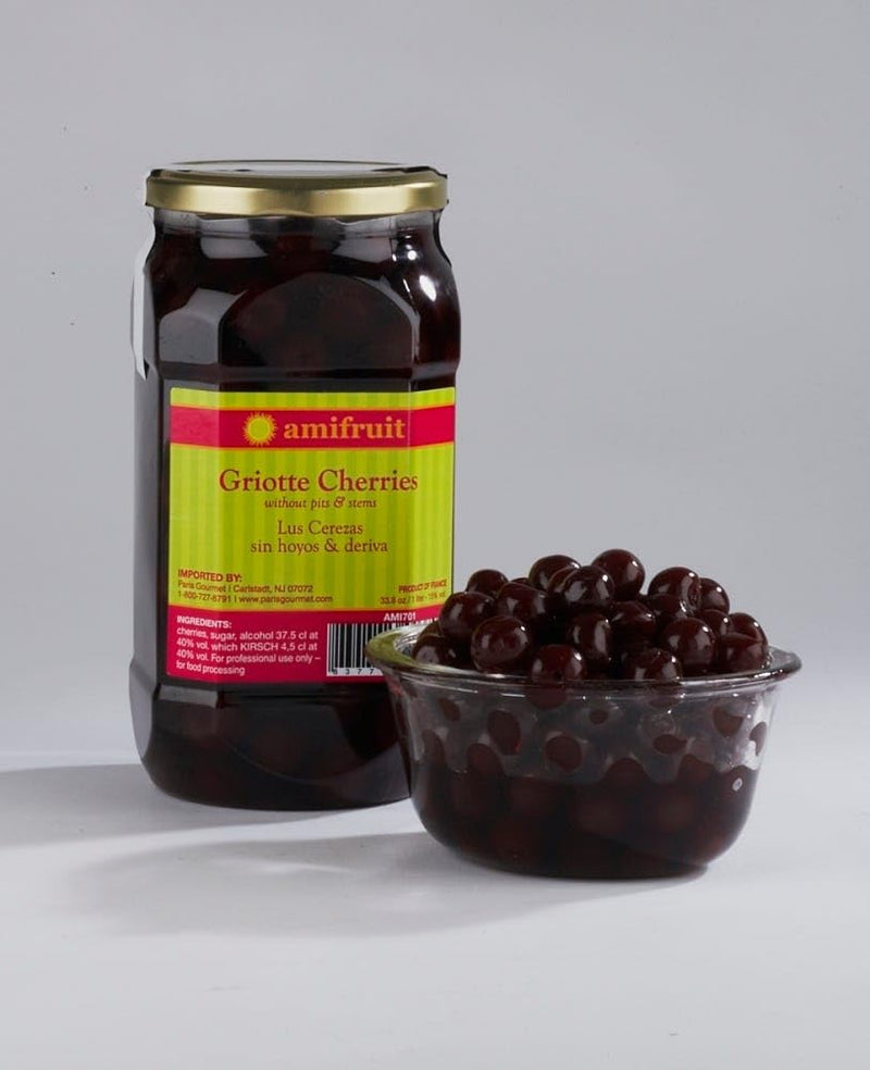Amifruit Cherries in Kirsch 33.8 oz - Beauty and Blossom