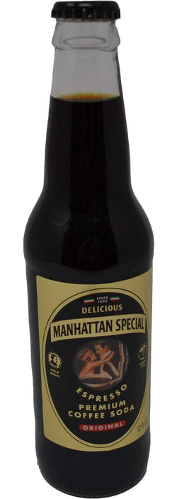 Manhattan Special - Regular - Premium Coffee Soda - 12 oz (6 Glass Bottles) - Beauty and Blossom