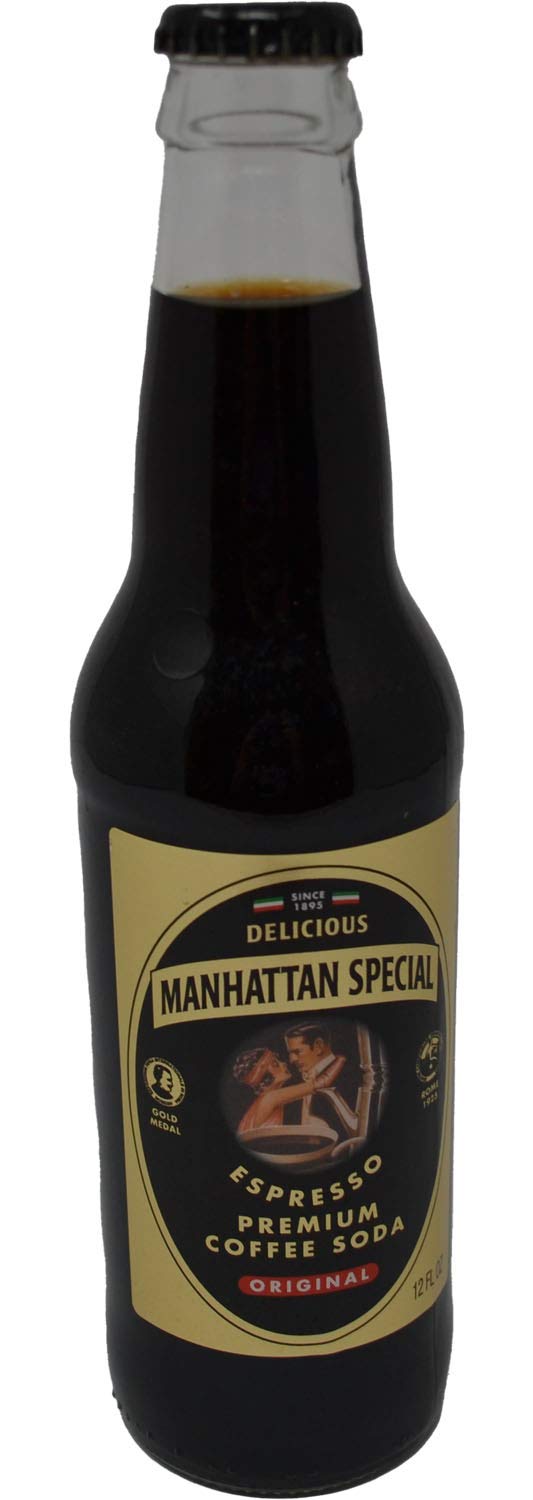 Manhattan Special - Regular - Premium Coffee Soda - 12 oz (6 Glass Bottles) - Beauty and Blossom