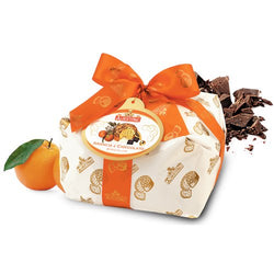 Albertengo Panettone Italian Holiday Cake, Orange and Chocolate, 2.2 Pound