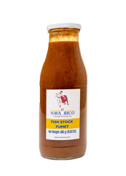 El Navarrico. Seafood Broth for Paella. Fumet. 500ml (16.91oz) - Beauty and Blossom