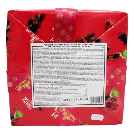 Albertengo Amarena and Chocolate Panettone- 1 Kilo (2.2 pound)