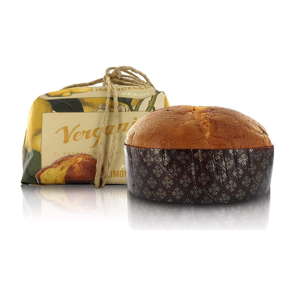 Vergani Italian Limoncello Panettone Christmas Holiday Cake with Candied Lemo...