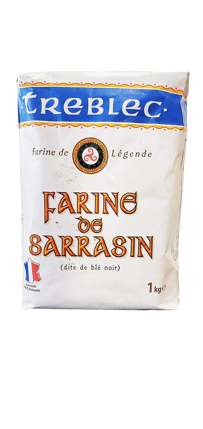 Treblec Farine de Sarrasin French Imported Buckwheat Flour, 2.2lbs - Beauty and Blossom
