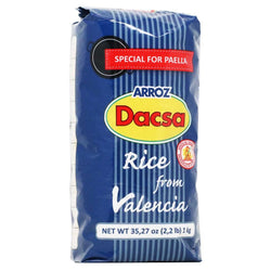 Arroz Dasca - Valencian White Short-Grain Paella Rice, 2.2lb - Beauty and Blossom