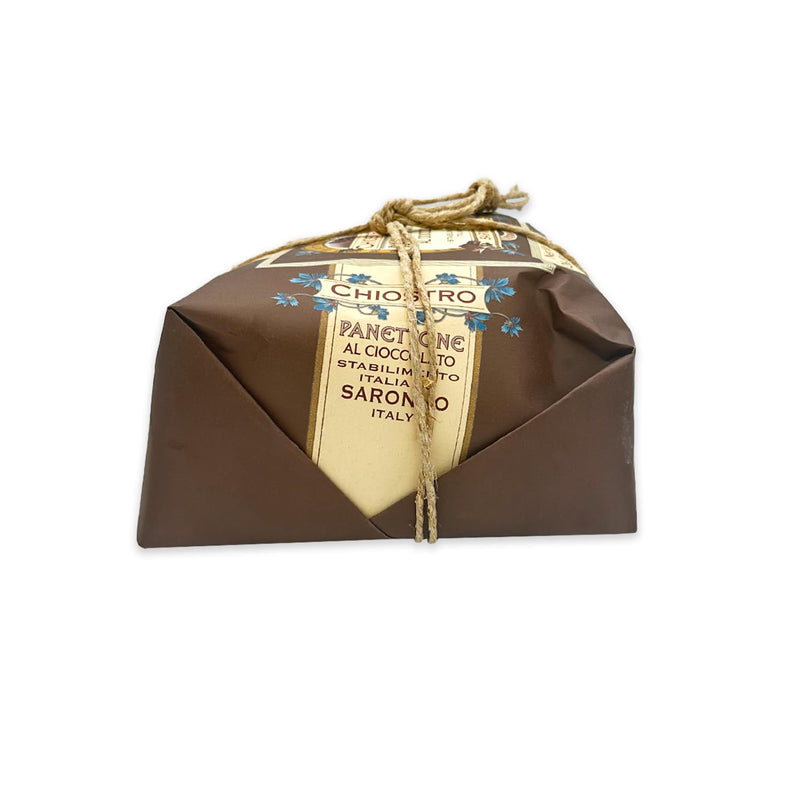 Chiostro di Saronno Panettone Chocolate Cream Dark Chocolate Flake Topping in...