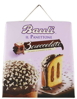 Bauli 3Cioccolati Panettone Cake with Chocolates 26.45oz 750g