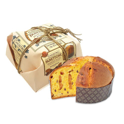 Chiostro Di Saronno Panettone Rustic Hand Wrapped (Marrons Glaces Chestnuts)