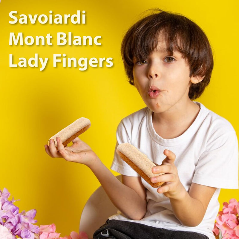 Savioardi, Mont Blanc Lady Fingers for Tiramisu, Old World Champagne Finger B... - Beauty and Blossom