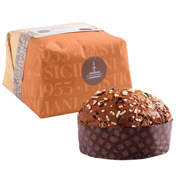 Fiasconaro Traditional Italian Chocolate Panettone Holiday Bread Cake, 2.2 Po...