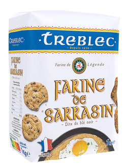 Treblec Farine de Sarrasin French Imported Buckwheat Flour, 2.2lbs - Beauty and Blossom