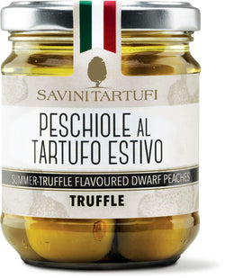 Savini Tartufi Dwarf Peaches with Truffle, 6.35 Ounce - Beauty and Blossom
