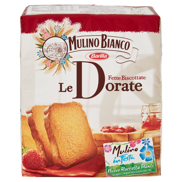 Mulino Bianco "Le Dorate" Fette Biscottate 315g Pack of 2 - Beauty and Blossom