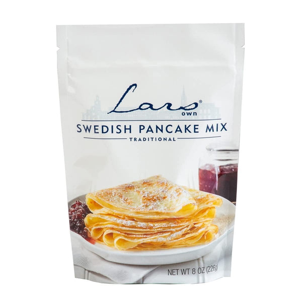 Lars Own, Traditional Swedish Pancake Mix, 8oz, 1 pack - Beauty and Blossom