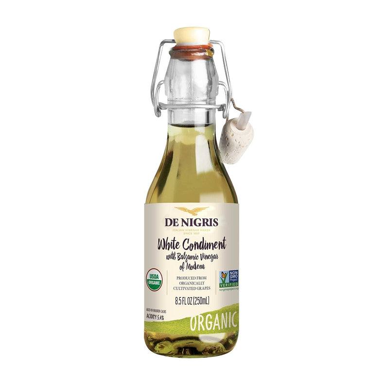 De Nigris Premium Organic White Wine Vinegar With Balsamic Vinegar Of Modena ...