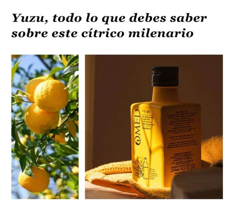 O-Med Arbequina Extra Virgin Olive Oil With Yuzu (10%) Japanese Citrus Fruit ...