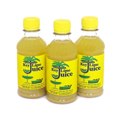 Manhattan Key Lime Juice 8 Oz – All-Natural, Fresh for Baking & Mixing Beverages, 3 Bottles