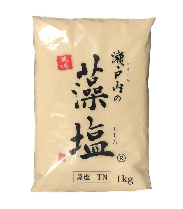 [瀬戸内の藻塩] Setouchi No Moshio (Seaweed Salt), Japan Premium Imported - 35.2 Oz - Beauty and Blossom