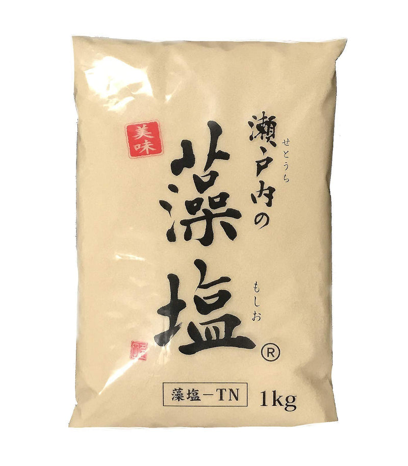 [瀬戸内の藻塩] Setouchi No Moshio (Seaweed Salt), Japan Premium Imported - 35.2 Oz - Beauty and Blossom