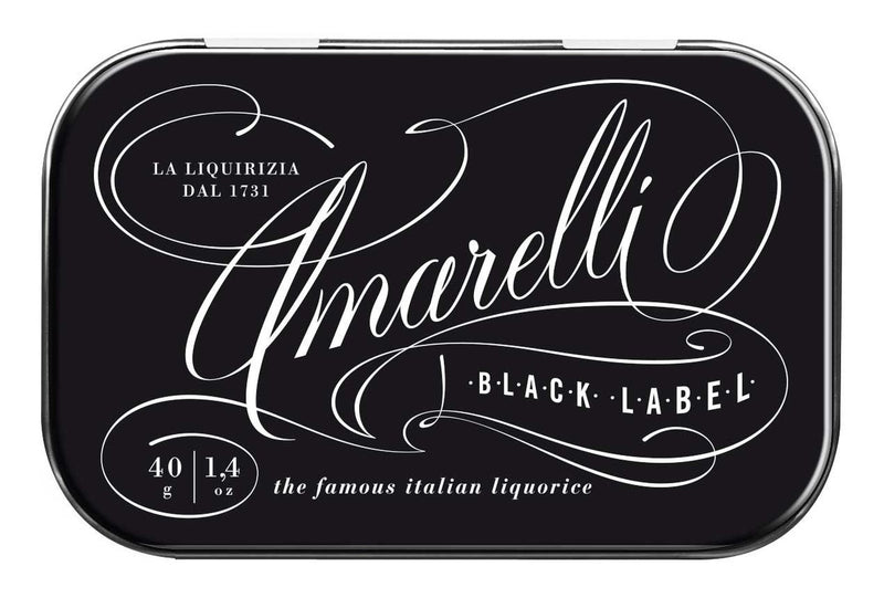 Amarelli Pure Liquorice Extract Black Label 40g Pack of 2
