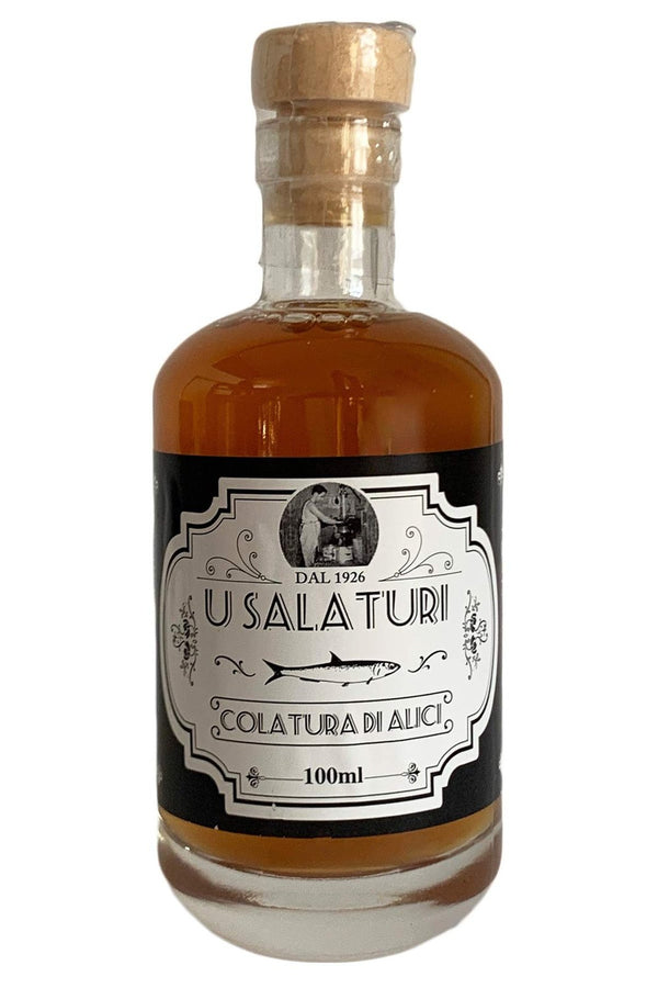 U SALATURI Colatura Anchovy Juice from Sicily 3.38 Fl Oz - Beauty and Blossom