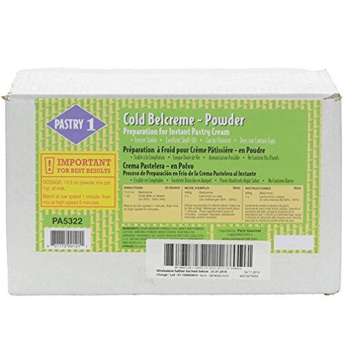 Instant Pastry Cream - Cold Belcreme Powder - 1 bag - 11 lb - Beauty and Blossom