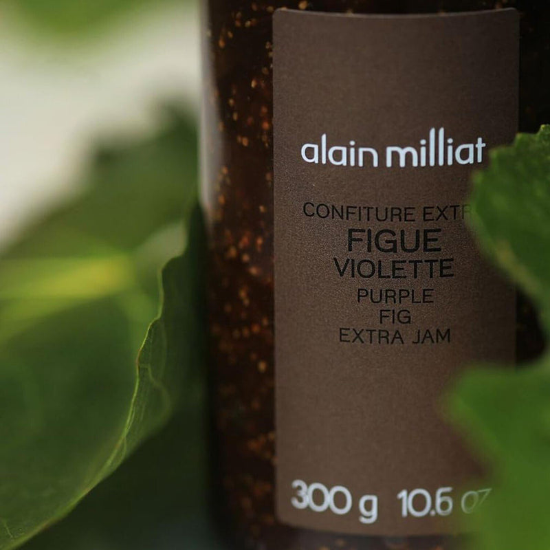 Alain Milliat Purple Fig Jam, 10.6 Oz, (One 300g Glass Jar) | GMO-Free | Impo...
