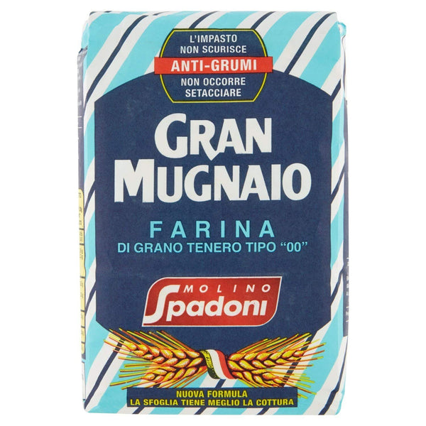 Molino Spadoni Gran Mugnaio Soft Wheat Flour Type "00" 1kg 35.27oz - Beauty and Blossom