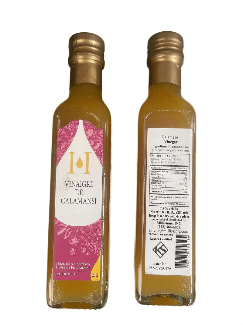 Huilerie Beaujolaise Calamansi Lemon Vinegar 250ml - Beauty and Blossom