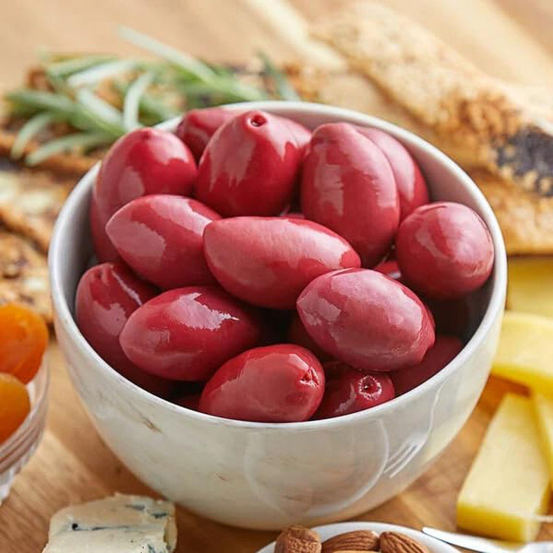 Table Olives, Red Cerignola Italian Olives, Product of Italy