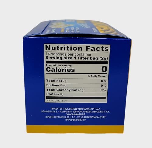 Bonomelli - Filtrofiore Chamomile Herbal Tea, (2)- 14 pc. Pkgs.