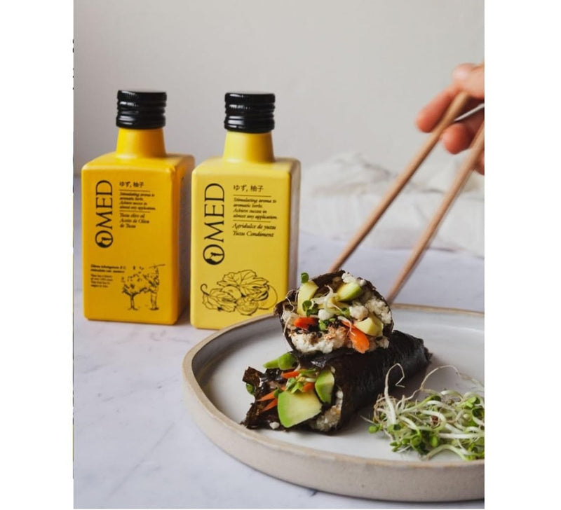 O-Med Arbequina Extra Virgin Olive Oil With Yuzu (10%) Japanese Citrus Fruit ...