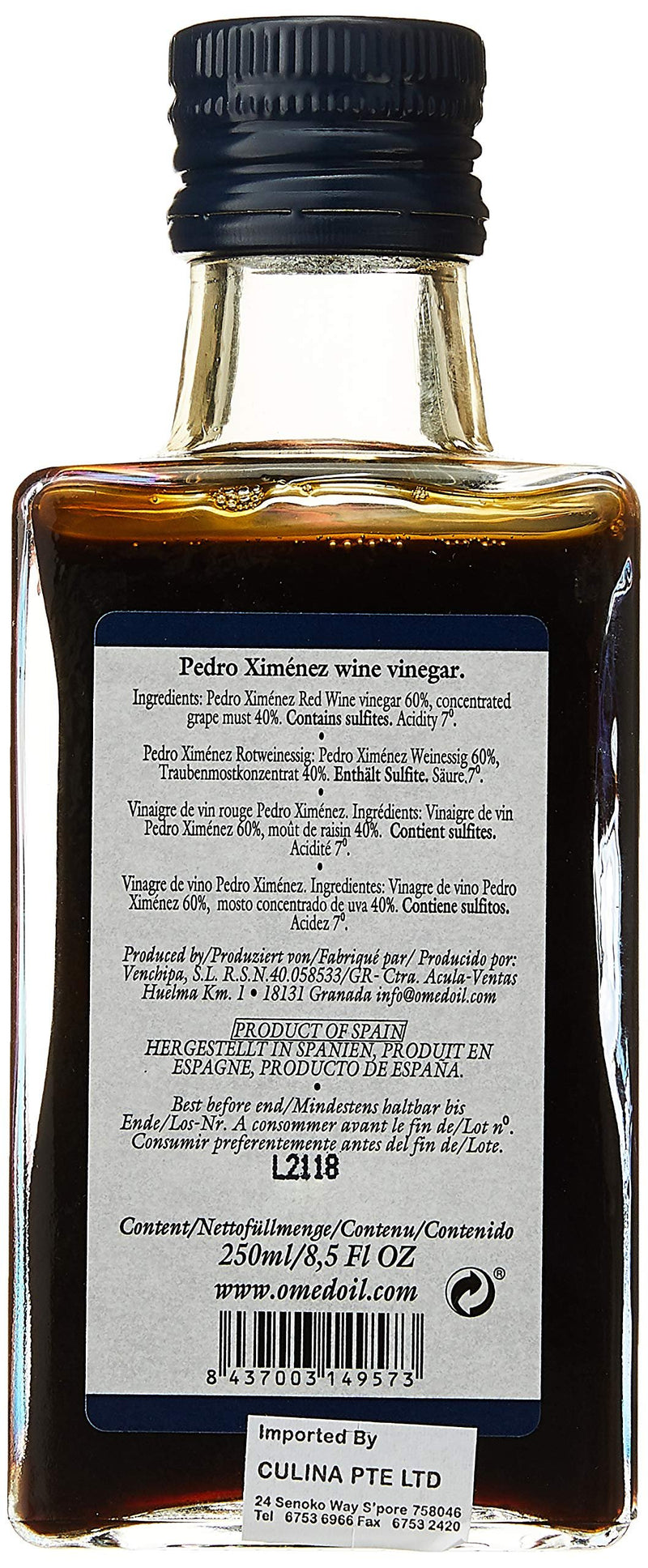 O-Med Pedro Ximenez Vinegar