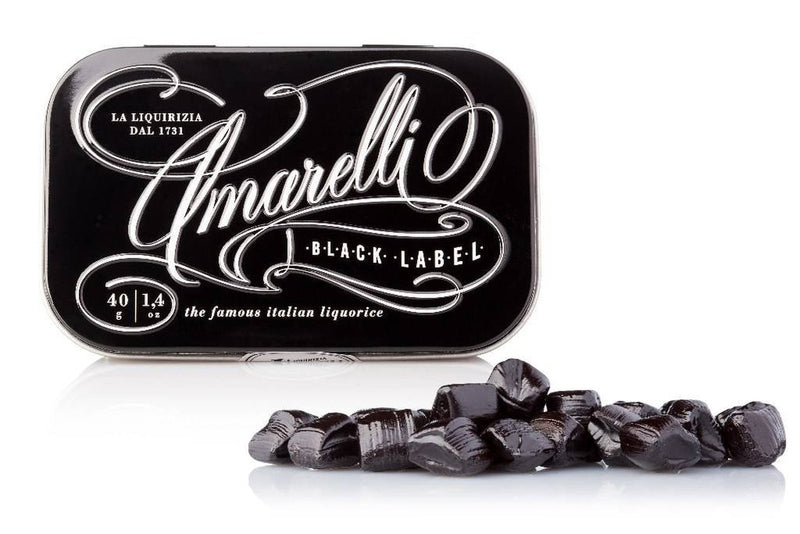 Amarelli Pure Liquorice Extract Black Label 40g Pack of 2