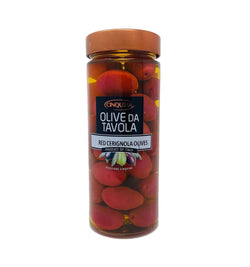 Table Olives, Red Cerignola Italian Olives, Product of Italy