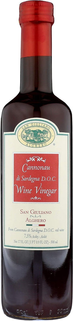 San Giuliano Cannonau Wine Vinegar, 17-Ounce