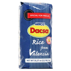 Arroz Dasca - Valencian White Short-Grain Paella Rice, 2.2lb