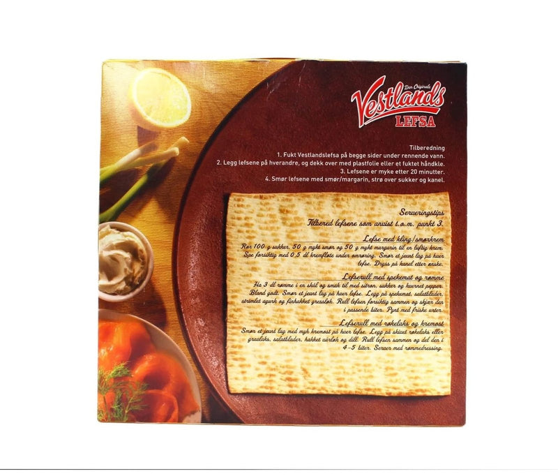 Den Originale Vestlands Lefsa "Soft Flatbread" 350g