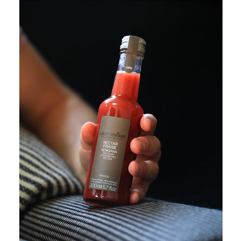 Alain Milliat Sengana Strawberry Nectar In Glass Bottle, 200 ml