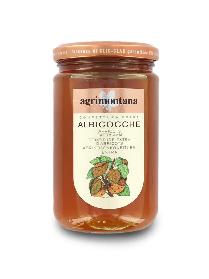 Agrimontana Apricot Extra Jam, 350 Grams / 12.34 Ounces