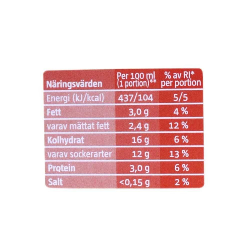 Ekstroms Vanilla Sauce - Marsan 6-Pack