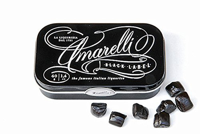 Amarelli Pure Liquorice Extract Black Label 40g Pack of 2