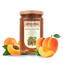 Agrimontana Apricot Extra Jam, 350 Grams / 12.34 Ounces
