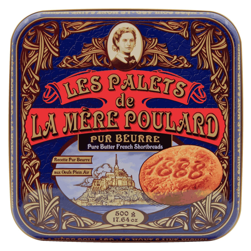 La Mere Poulard Palets de Bretagne - Collector Tin - 1lb