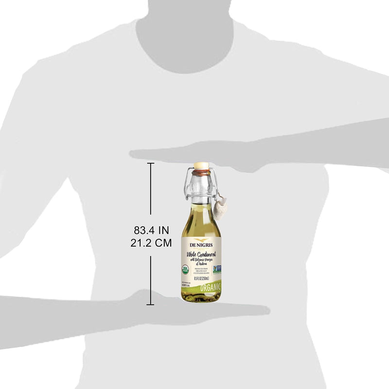De Nigris Premium Organic White Wine Vinegar With Balsamic Vinegar Of Modena ...