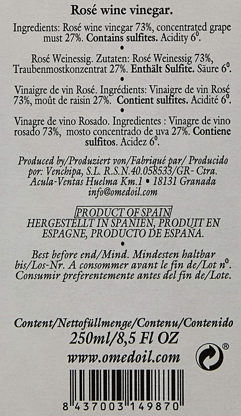 O-Med Rose Vinegar 250ml - Beauty and Blossom