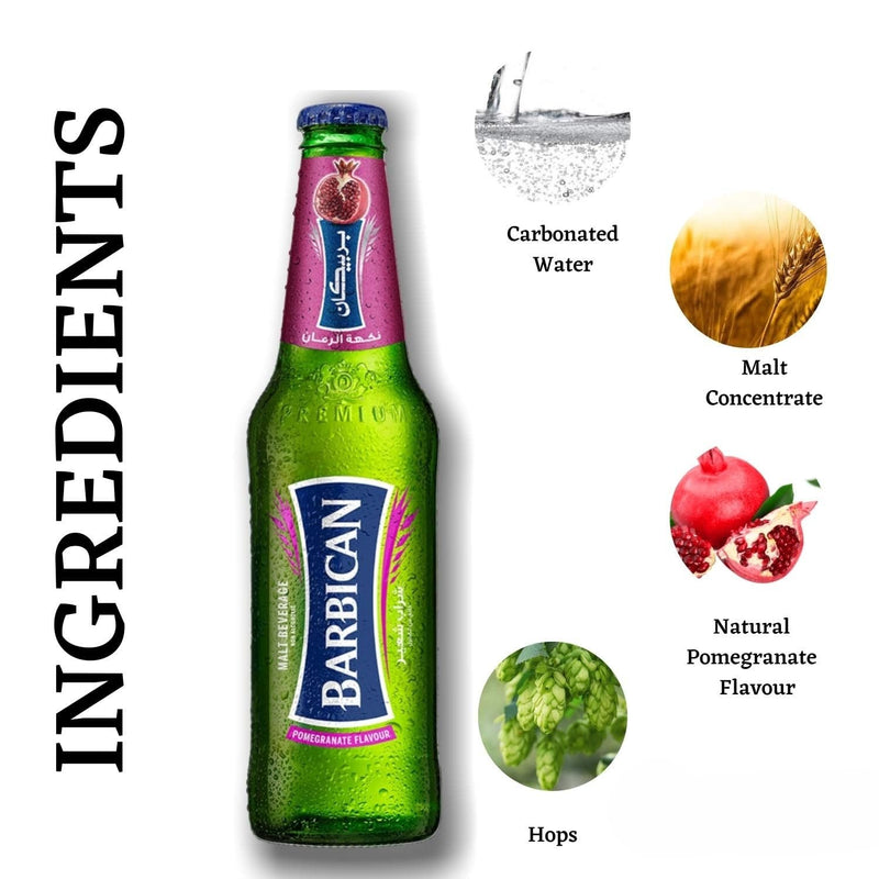 Barbican Pomegranate Non-Alcoholic Drink 11.1 fl. Oz, 6 pack