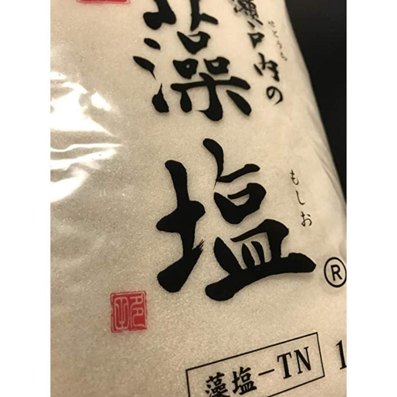 [瀬戸内の藻塩] Setouchi No Moshio (Seaweed Salt), Japan Premium Imported - 35.2 Oz - Beauty and Blossom