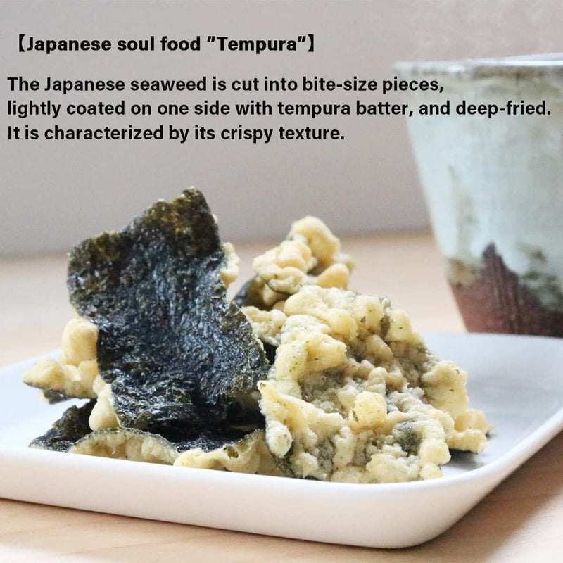 NORITEN Japanese Snacks Tempura Seaweed Snacks Made in Japan (Wasabi, 10.58OZ)
