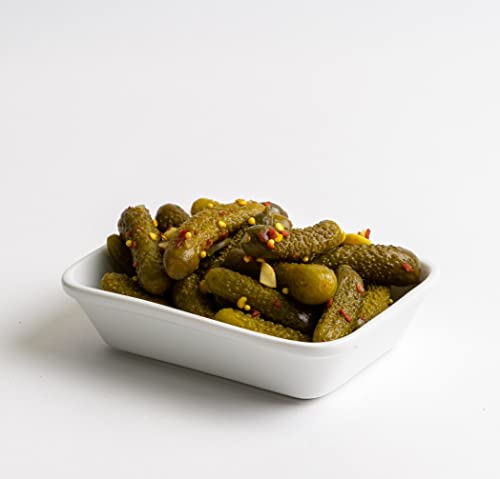 Domaine des Vignes Cornichons | Spicy | 12.3 oz | Gherkin Pickles